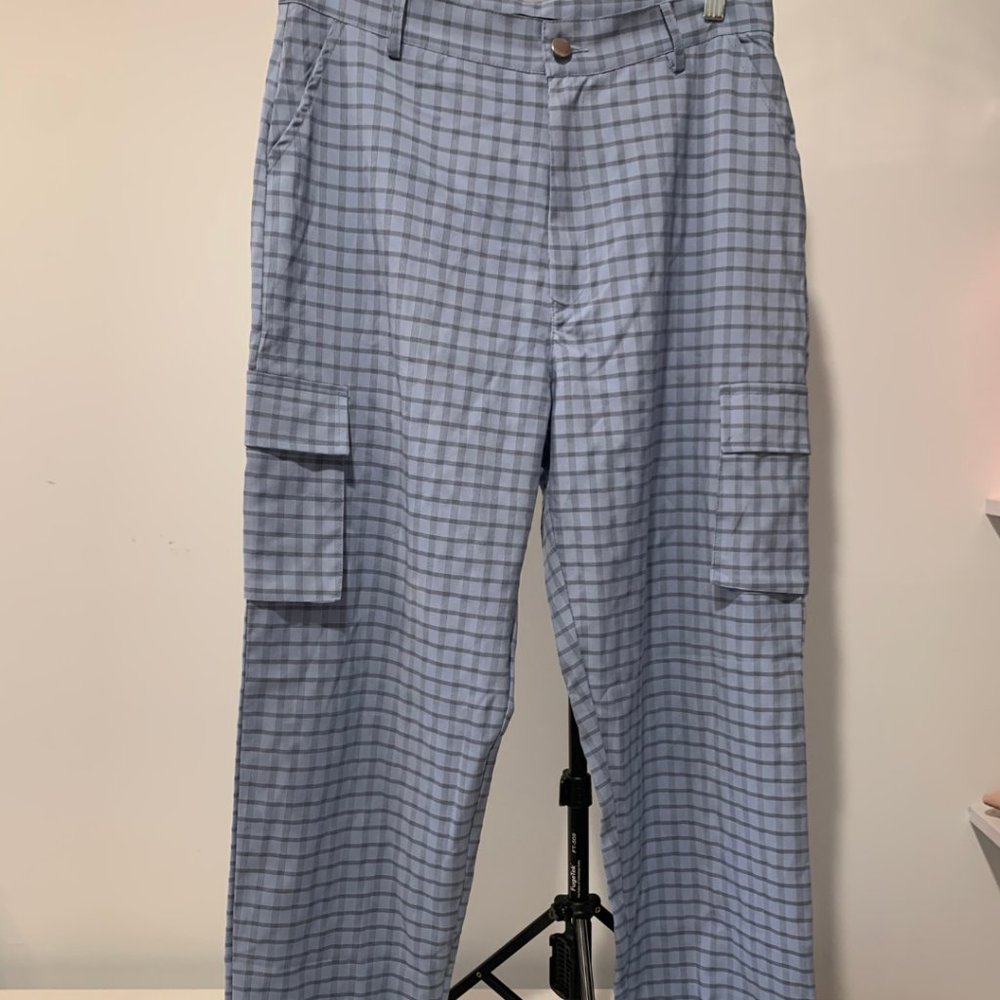 Misguided Plaid Joggers